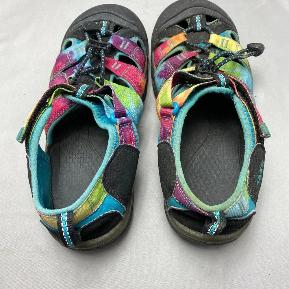 Keen Youth Sandal US 4 EU 36 Swim‎ Water Shoes Aqua Tie Dye Closed Toe Newport